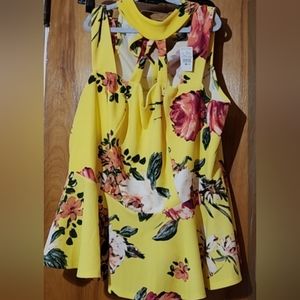 Peplum Top Summer Colors